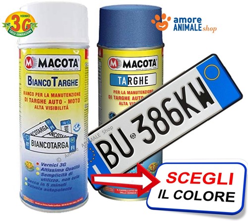Macota targhe bianco - targhe, /
