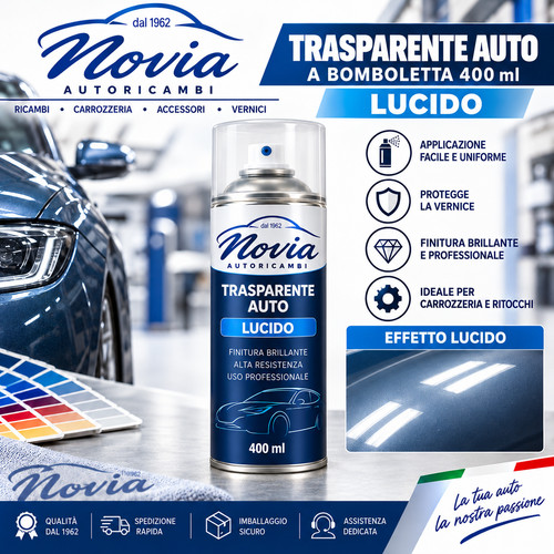 Trasparente auto spray 400ml - trasparente,