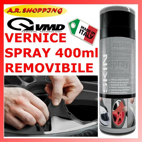 Vernice removibile spray nero - vernice,