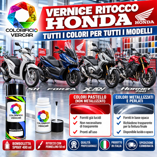 Vernice ritocco honda - honda, moto