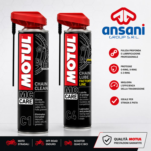 Kit pulizia catena - pulizia, motul